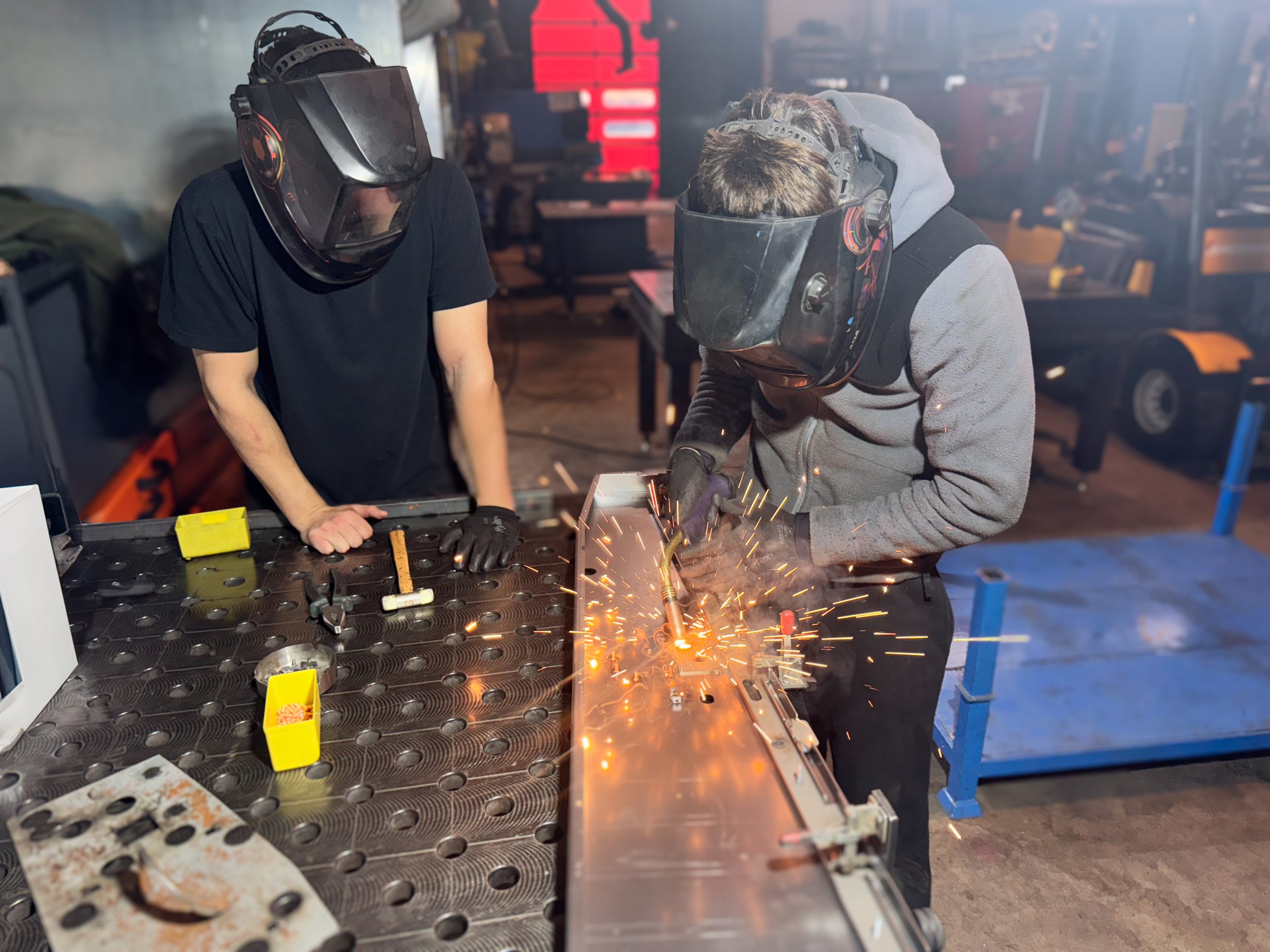 Proces de lucru – confecții metalice (producție în atelier)